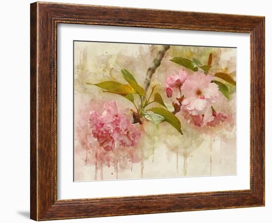 Blossom Elegance II-Leda Robertson-Framed Art Print