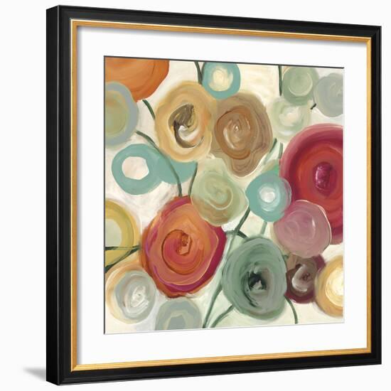 Blossom II-Cat Tesla-Framed Art Print