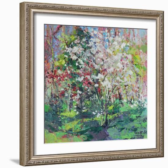 Blossom in the Wood-Sylvia Paul-Framed Giclee Print