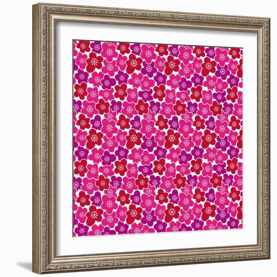 Blossom Party-null-Framed Giclee Print