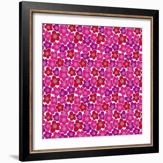 Blossom Party-null-Framed Giclee Print