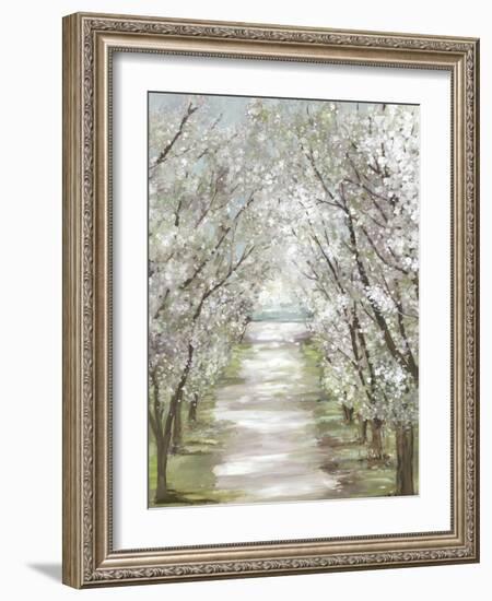 Blossom Pathway-Allison Pearce-Framed Art Print