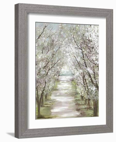 Blossom Pathway-Allison Pearce-Framed Art Print