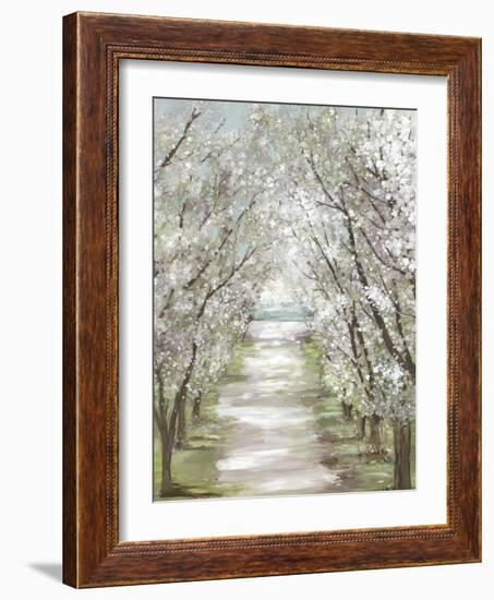 Blossom Pathway-Allison Pearce-Framed Art Print