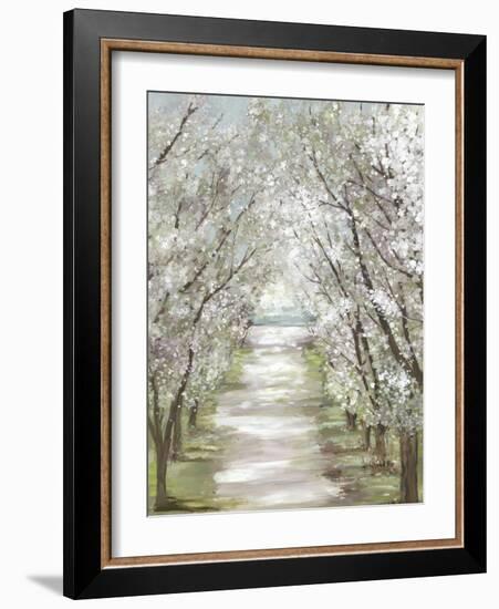 Blossom Pathway-Allison Pearce-Framed Art Print
