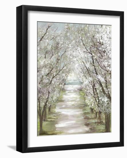 Blossom Pathway-Allison Pearce-Framed Art Print