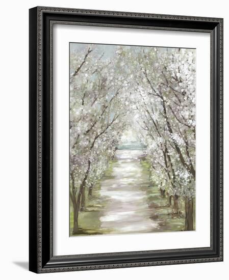 Blossom Pathway-Allison Pearce-Framed Art Print