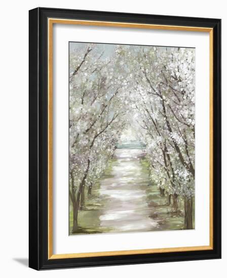 Blossom Pathway-Allison Pearce-Framed Art Print