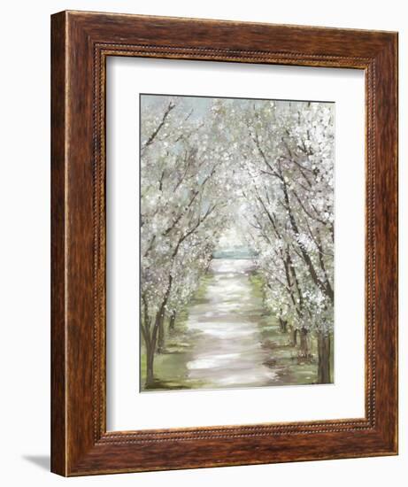 Blossom Pathway-Allison Pearce-Framed Premium Giclee Print