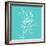 Blossom Pop Aqua-Jan Weiss-Framed Art Print