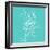 Blossom Pop Aqua-Jan Weiss-Framed Art Print