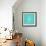 Blossom Pop Aqua-Jan Weiss-Framed Art Print displayed on a wall