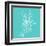 Blossom Pop Aqua-Jan Weiss-Framed Art Print