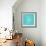 Blossom Pop Aqua-Jan Weiss-Framed Premium Giclee Print displayed on a wall