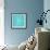 Blossom Pop Aqua-Jan Weiss-Framed Premium Giclee Print displayed on a wall