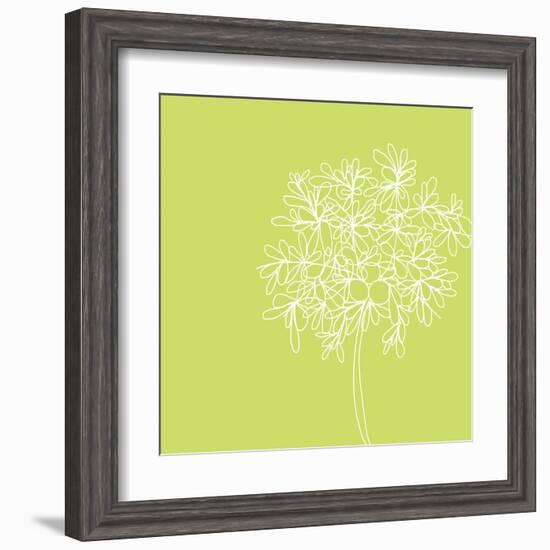 Blossom Pop Citron-Jan Weiss-Framed Art Print