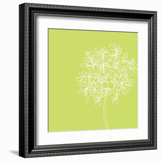 Blossom Pop Citron-Jan Weiss-Framed Art Print