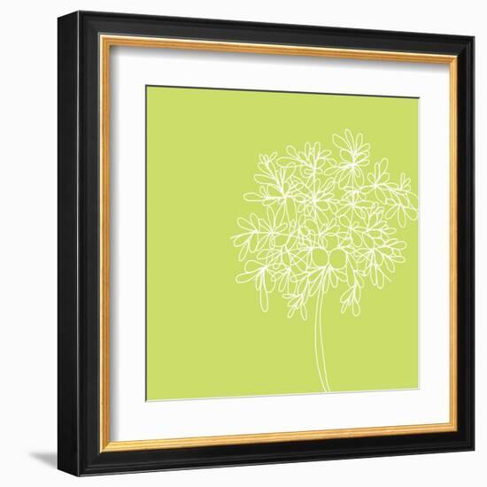 Blossom Pop Citron-Jan Weiss-Framed Art Print