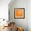 Blossom Pop Orange-Jan Weiss-Framed Premium Giclee Print displayed on a wall