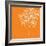 Blossom Pop Orange-Jan Weiss-Framed Premium Giclee Print