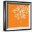 Blossom Pop Orange-Jan Weiss-Framed Premium Giclee Print