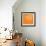 Blossom Pop Orange-Jan Weiss-Framed Premium Giclee Print displayed on a wall