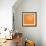 Blossom Pop Orange-Jan Weiss-Framed Premium Giclee Print displayed on a wall