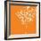 Blossom Pop Orange-Jan Weiss-Framed Premium Giclee Print