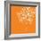 Blossom Pop Orange-Jan Weiss-Framed Art Print