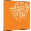 Blossom Pop Orange-Jan Weiss-Mounted Art Print