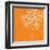 Blossom Pop Orange-Jan Weiss-Framed Art Print