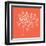 Blossom Pop Tangerine-Jan Weiss-Framed Art Print