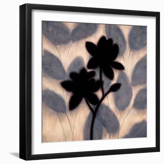 Blossom Silhouette II-Erin Lange-Framed Art Print