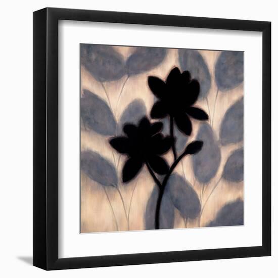 Blossom Silhouette II-Erin Lange-Framed Art Print