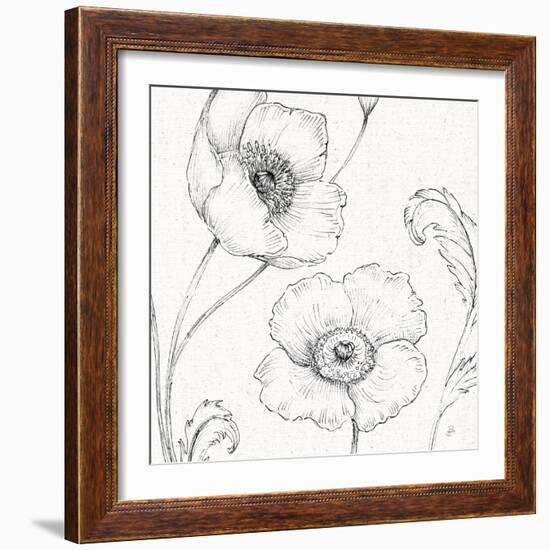 Blossom Sketches I-Daphne Brissonnet-Framed Art Print