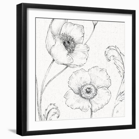 Blossom Sketches I-Daphne Brissonnet-Framed Art Print