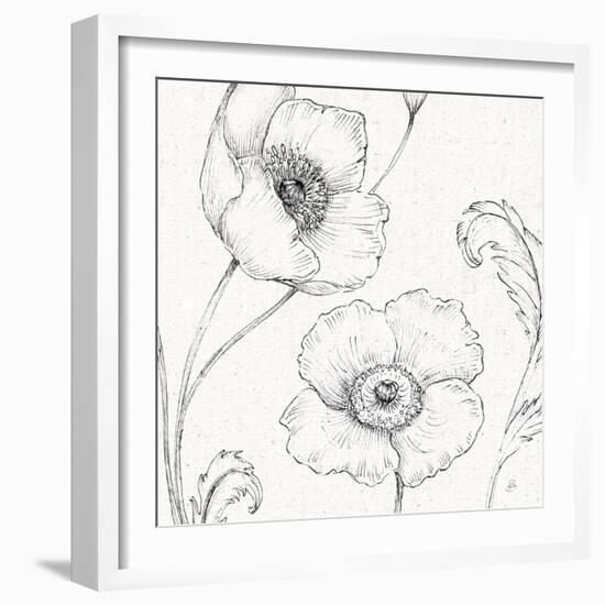 Blossom Sketches I-Daphne Brissonnet-Framed Art Print