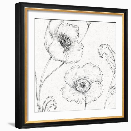 Blossom Sketches I-Daphne Brissonnet-Framed Art Print