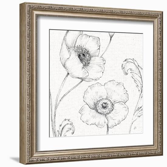 Blossom Sketches I-Daphne Brissonnet-Framed Art Print