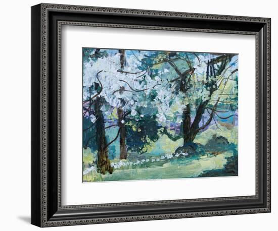 Blossom Trees, Paxton, 2021 (Acrylic)-Ann Oram-Framed Giclee Print