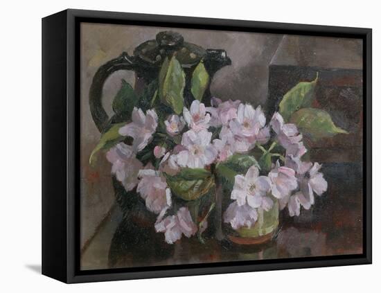 Blossom with Coffee Pot-Mary Nancy Skempton-Framed Premier Image Canvas