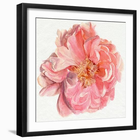 Blossomed Peony I-Jennifer Parker-Framed Art Print