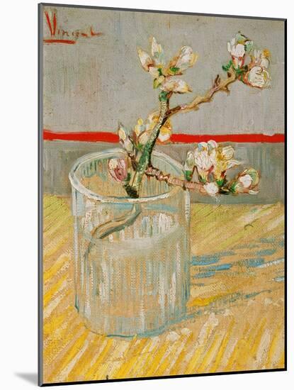 Blossoming Almond Branch in a Glass, c.1888-Vincent van Gogh-Mounted Premium Giclee Print