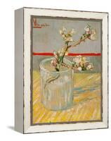 Blossoming Almond Branch in a Glass, c.1888-Vincent van Gogh-Framed Premier Image Canvas