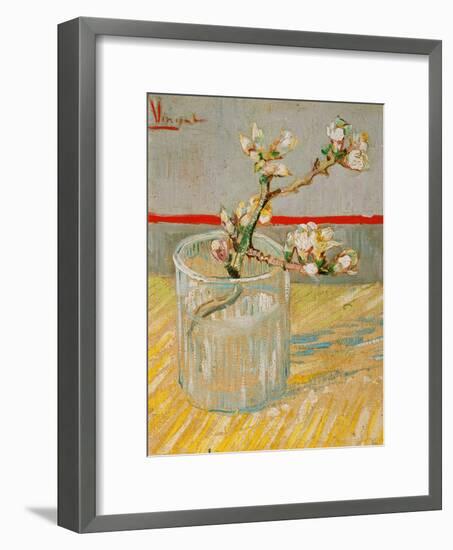 Blossoming Almond Branch in a Glass, c.1888-Vincent van Gogh-Framed Giclee Print