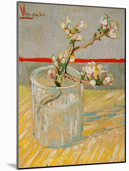 Blossoming Almond Branch in a Glass, c.1888-Vincent van Gogh-Mounted Giclee Print