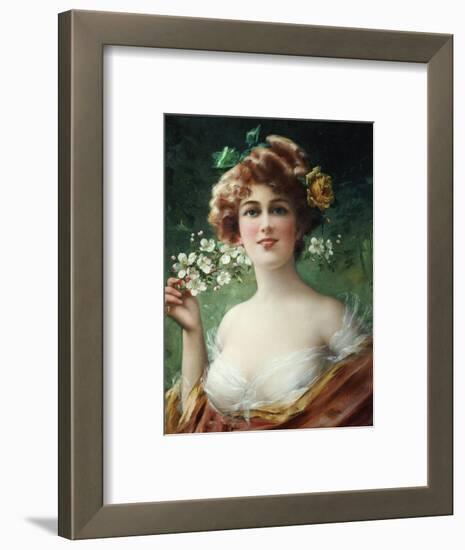 Blossoming Beauty-Emile Vernon-Framed Premium Giclee Print