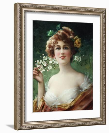 Blossoming Beauty-Emile Vernon-Framed Giclee Print