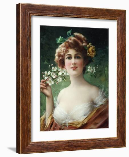 Blossoming Beauty-Emile Vernon-Framed Giclee Print