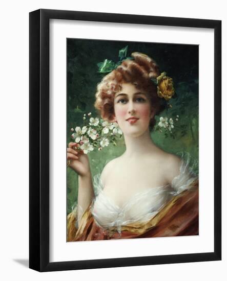 Blossoming Beauty-Emile Vernon-Framed Giclee Print